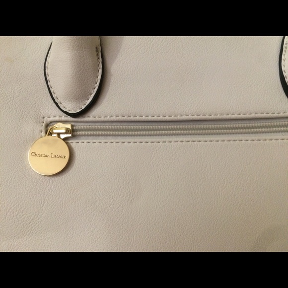 ‼️SOLD‼️ Christian Lacroix Leather Handbag/Satchel - Picture 4 of 8